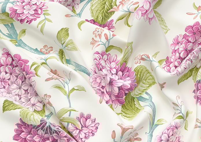 Bouquet Velvet, Wild Rose - Motorised Roman Blind - Image 4